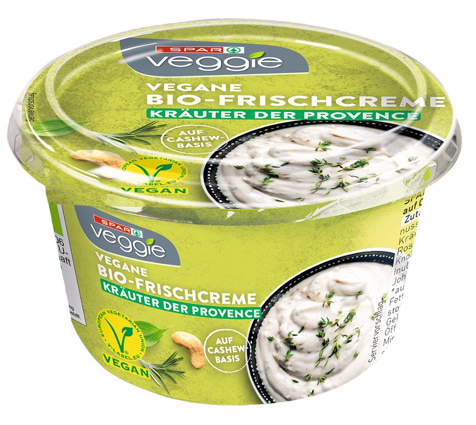 SPAR Veggie vegane Bio-Frischcreme Kräuter der Provence 150 G