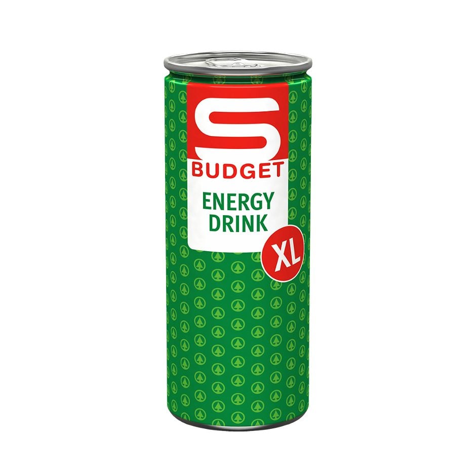 S-BUDGET Energy Drink Classic XL 355 ML EINWEG mit Pfand
