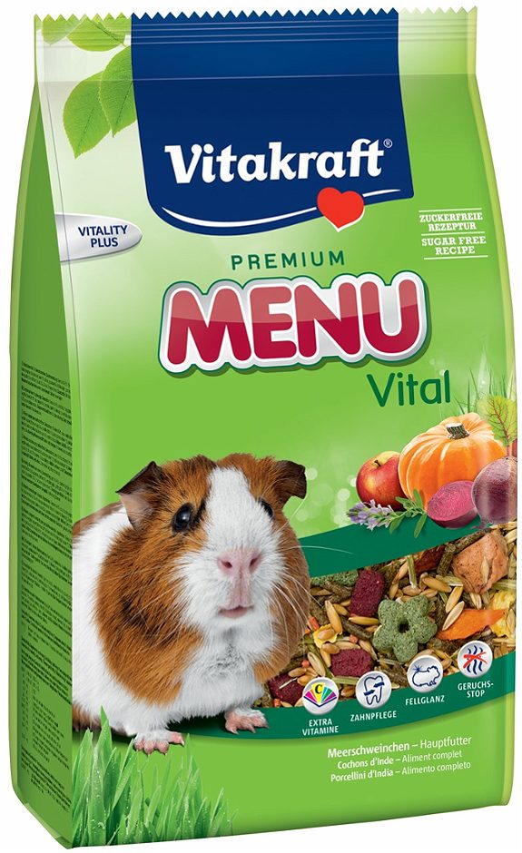 Vitakraft Premium Menu Vital Hauptfutter für Meerschweinchen 1 KG