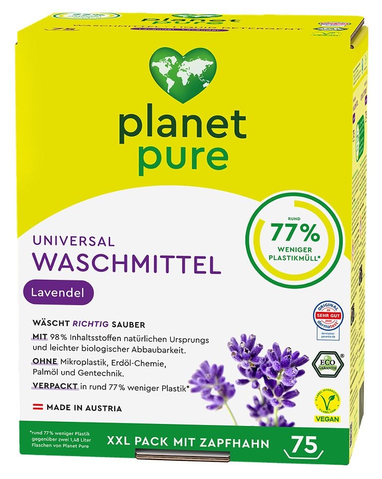 Planet Pure Universal Flüssig-Waschmittel Lavendel 75WG