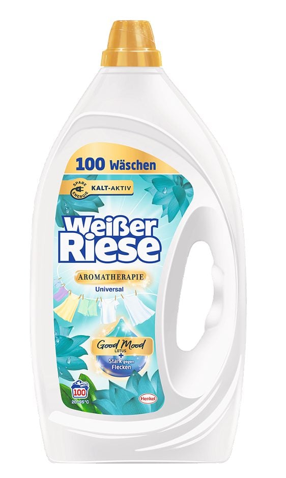 Weißer Riese Aroma Therapie Flüssigwaschmittel Bali Lotus & Lilie 100WG