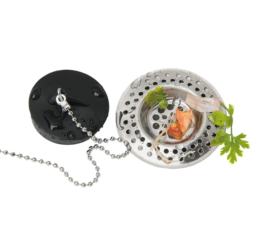 Wenko Abflusssieb Edelstahl 7cm, 2 Stück