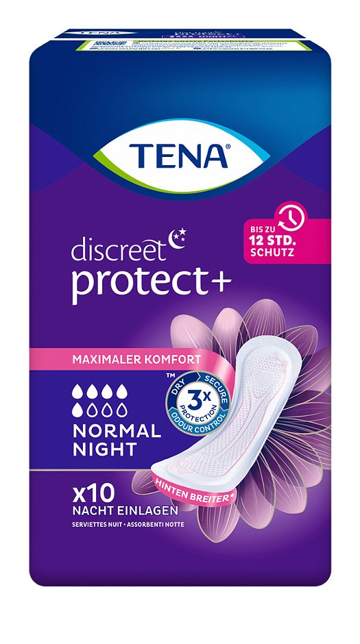 Tena discreet Nacht Einlagen Normal Night 10 Stück