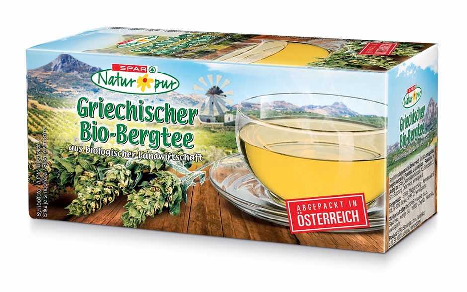 SPAR Natur*pur Griechischer Bio-Bergtee 20 Teebeutel
