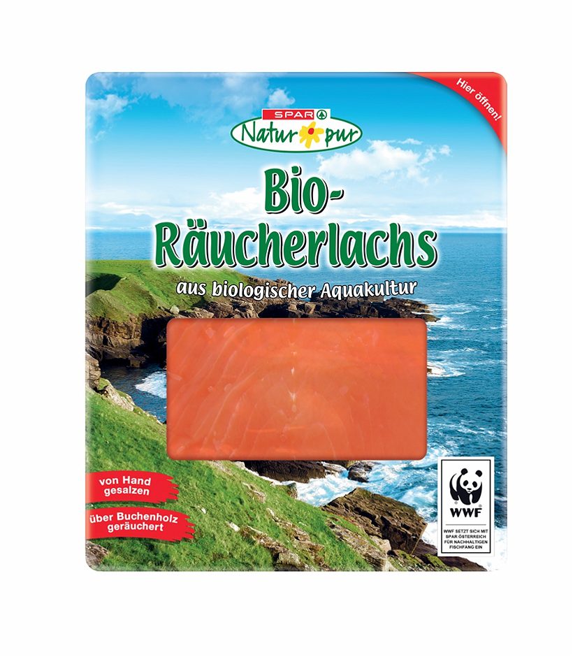 SPAR Natur*pur Bio-Räucherlachs 100 G