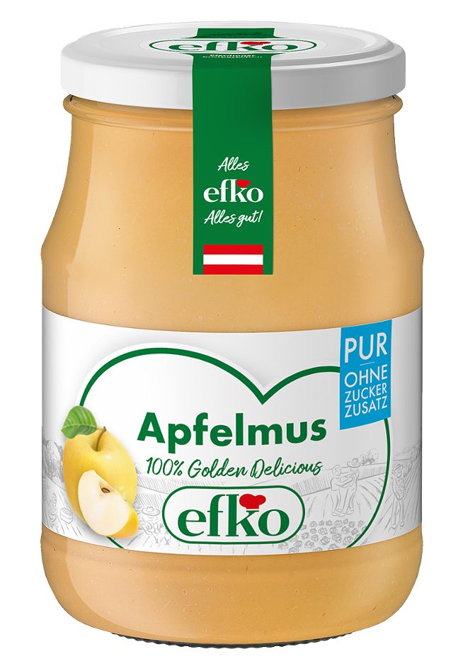 Efko Apfelmus pur 350 G