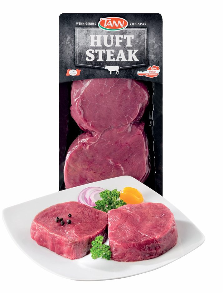 TANN Rinds-Huftsteak SKIN ca. 300g 1 KG