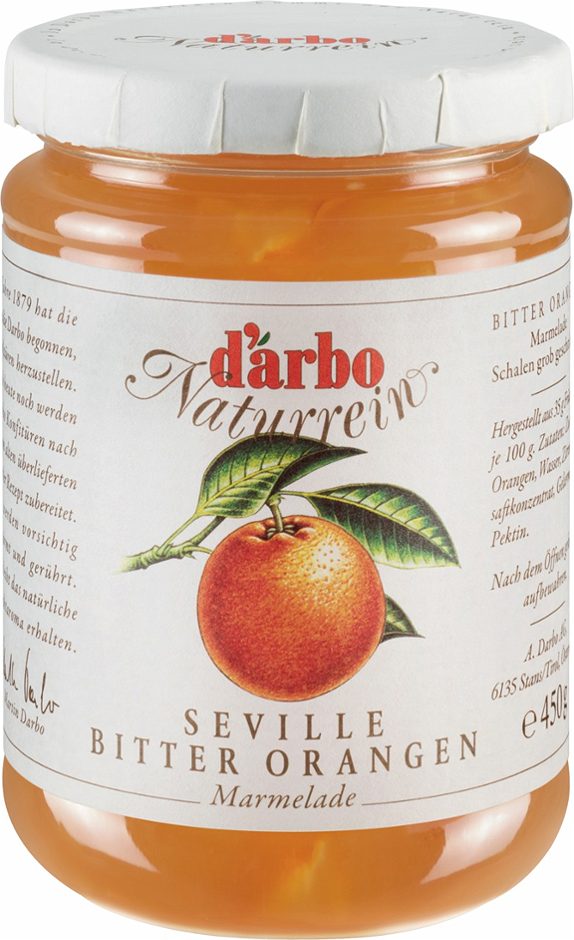 Darbo Naturrein Marmelade Seville Bitterorangen 450 G