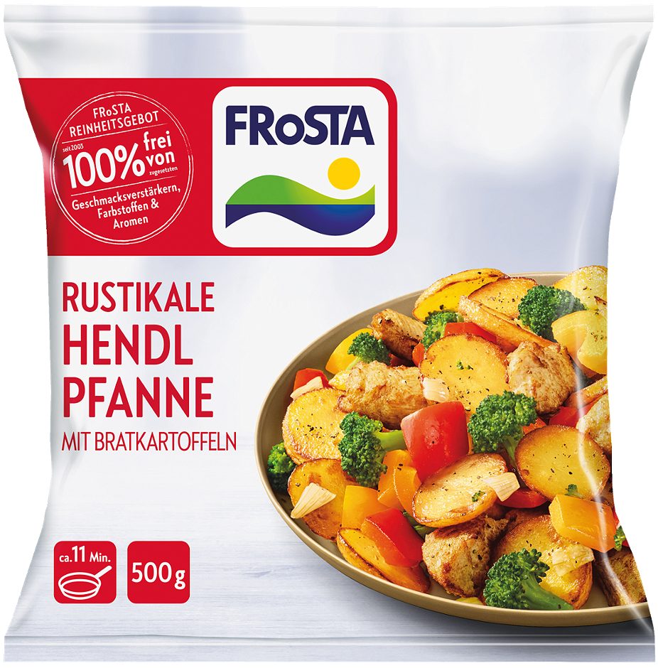 Frosta Rustikale Hendlpfanne mit Bratkartoffeln 500 G