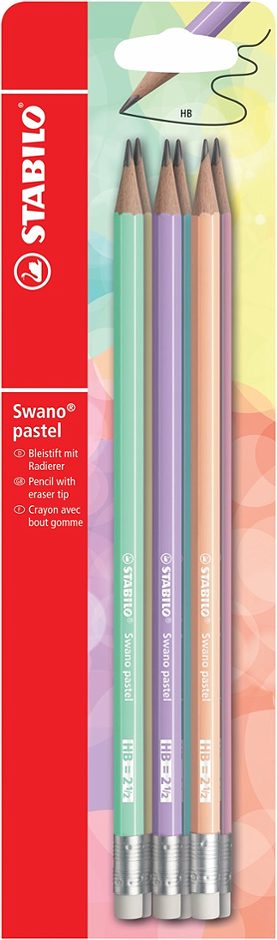 STABILO Bleistifte Swano pastel, HB 6 Stück