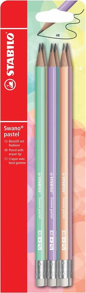 STABILO Bleistifte Swano pastel, HB 6 Stück
