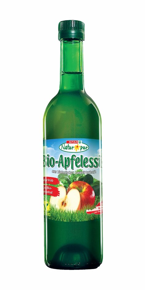SPAR Natur*pur Bio-Apfelessig naturtrüb 0,5 L