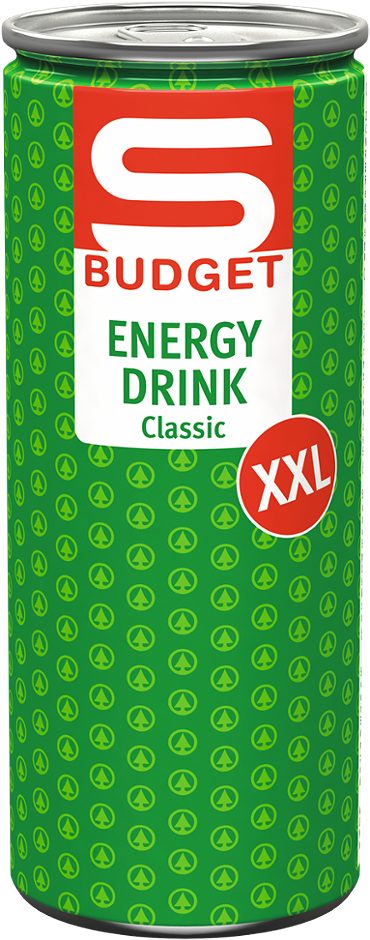 S-BUDGET Energy Drink Classic XXL 0,5 L EINWEG mit Pfand