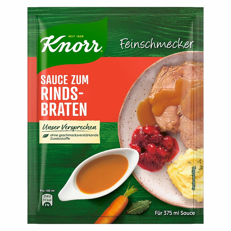 Knorr Feinschmecker Sauce zum Rindsbraten