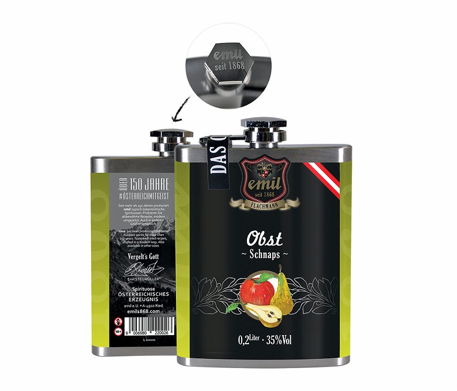 Emil 1868 Obst Schnaps 200 ML