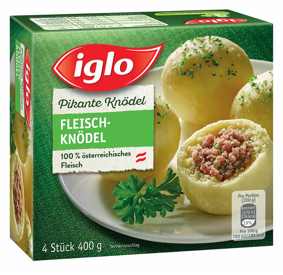 Iglo Hausmannskost Fleischknödel 4 Stück 400 G