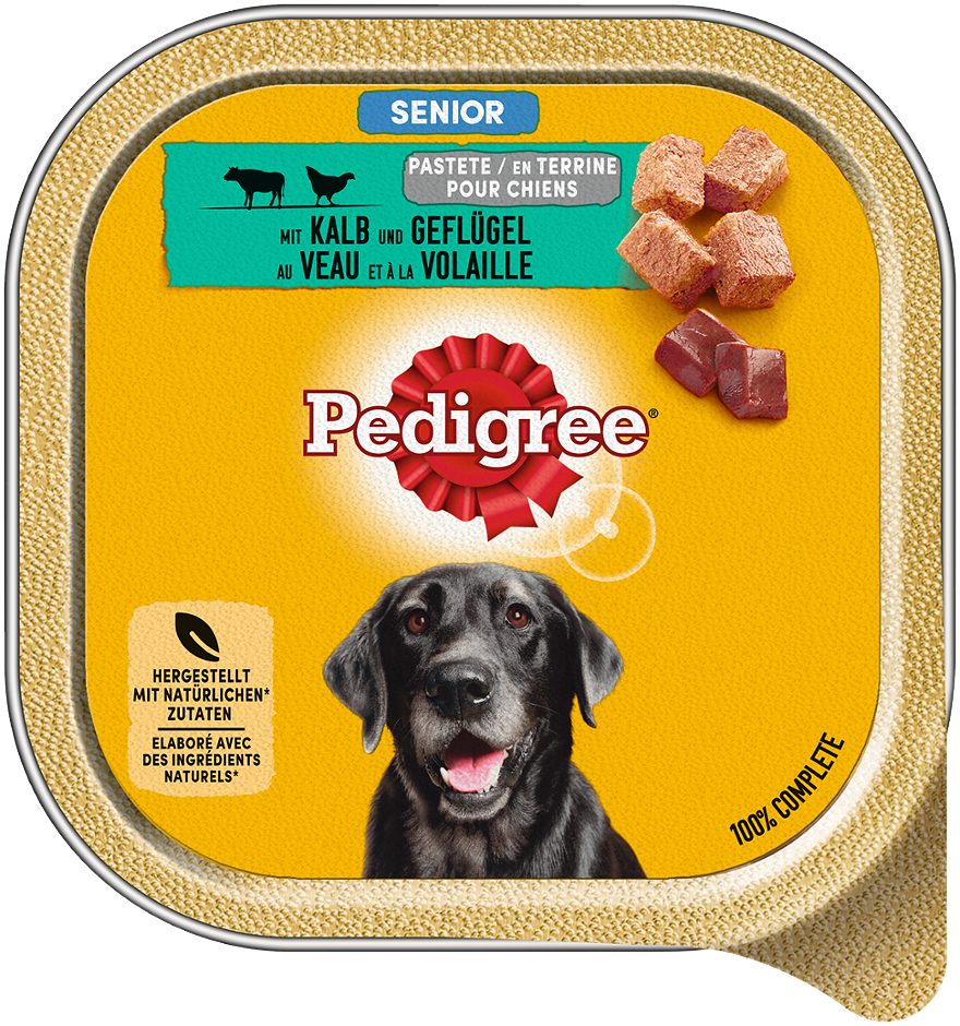 Pedigree Senior Hundenahrung Kalb & Geflügel 300 G