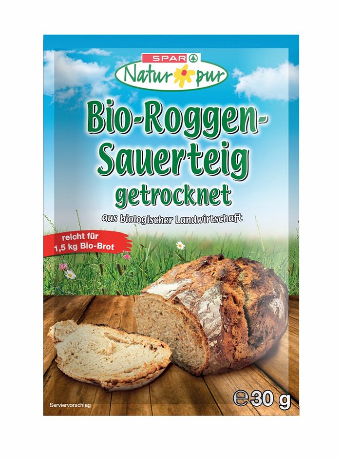 SPAR Natur*pur Bio-Roggensauerteig getrocknet 30 G