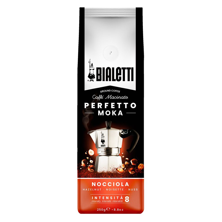 Bialetti Perfetto Moka Nocciola gemahlen 250 G