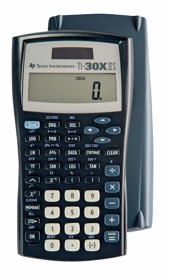 Texas Instruments Taschenrechner TI-30XIIS Solar 1 Stück