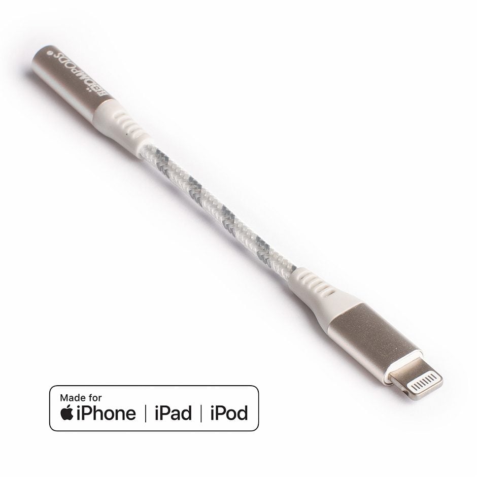 Boompods Adapter Lightning auf AUX
