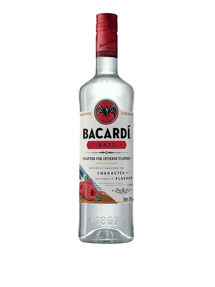 Bacardi Razz Rum mit Himbeeraroma 0,7 L
