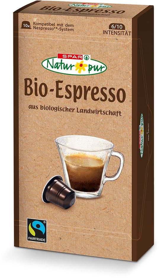 SPAR Natur*pur Bio-Espresso 10 Kapseln 10 STK