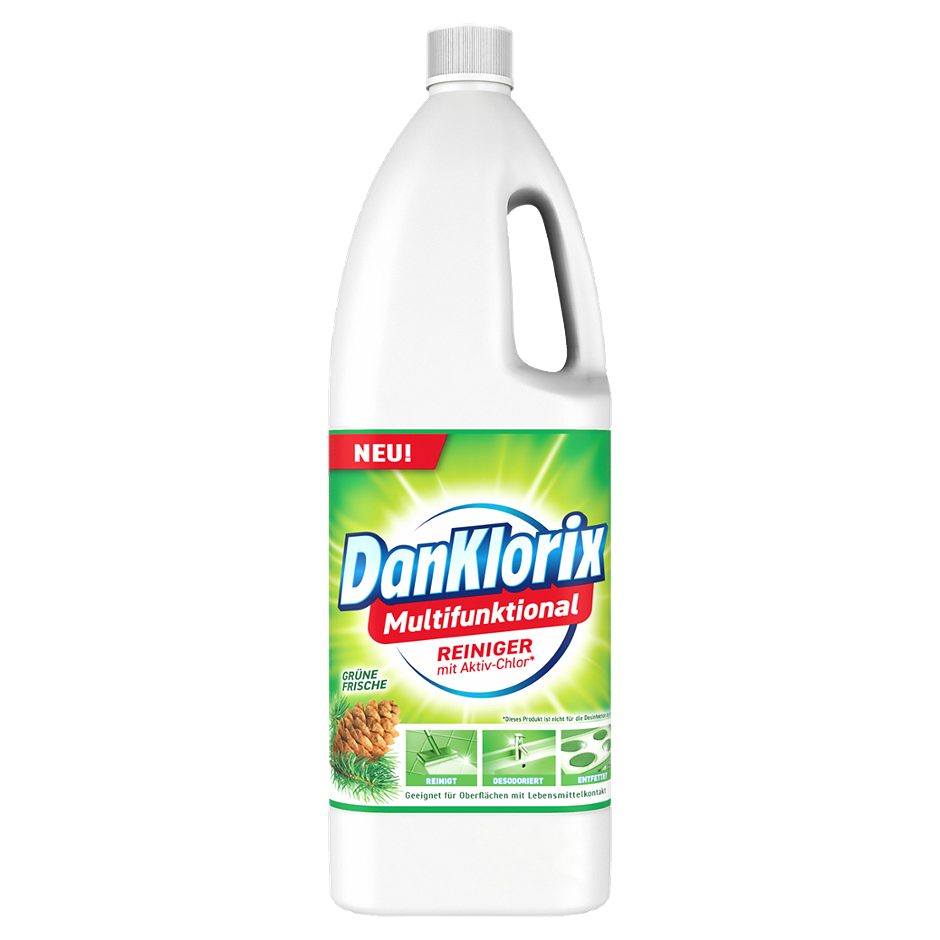 DanKlorix Multifunktional Reiniger Grüne Frische 1,5 L