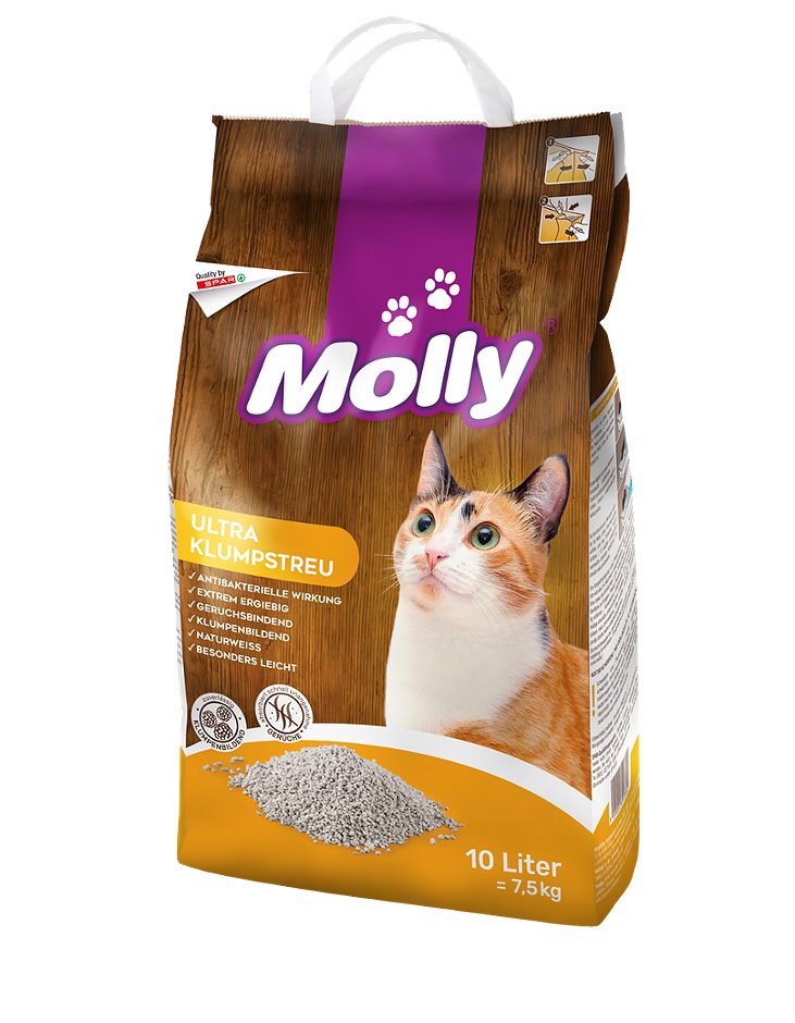 Molly Ultra Klumpstreu naturweiß 7,5 KG