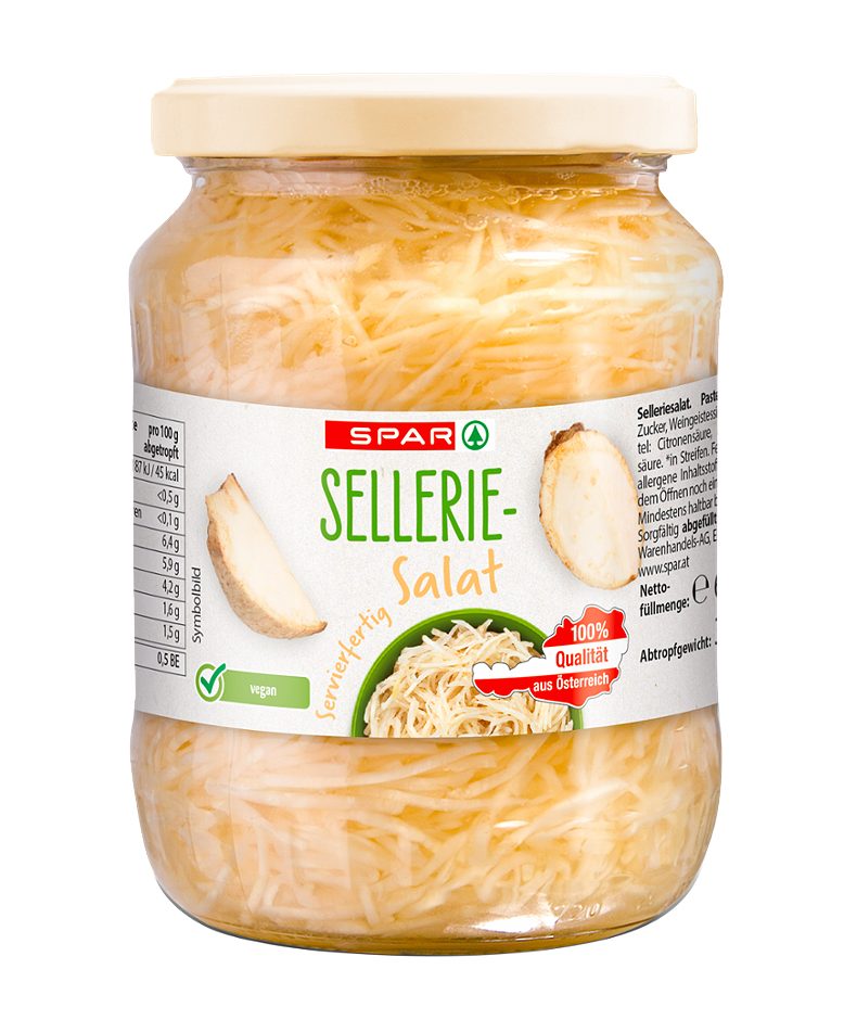 SPAR Sellerie-Salat 650 G
