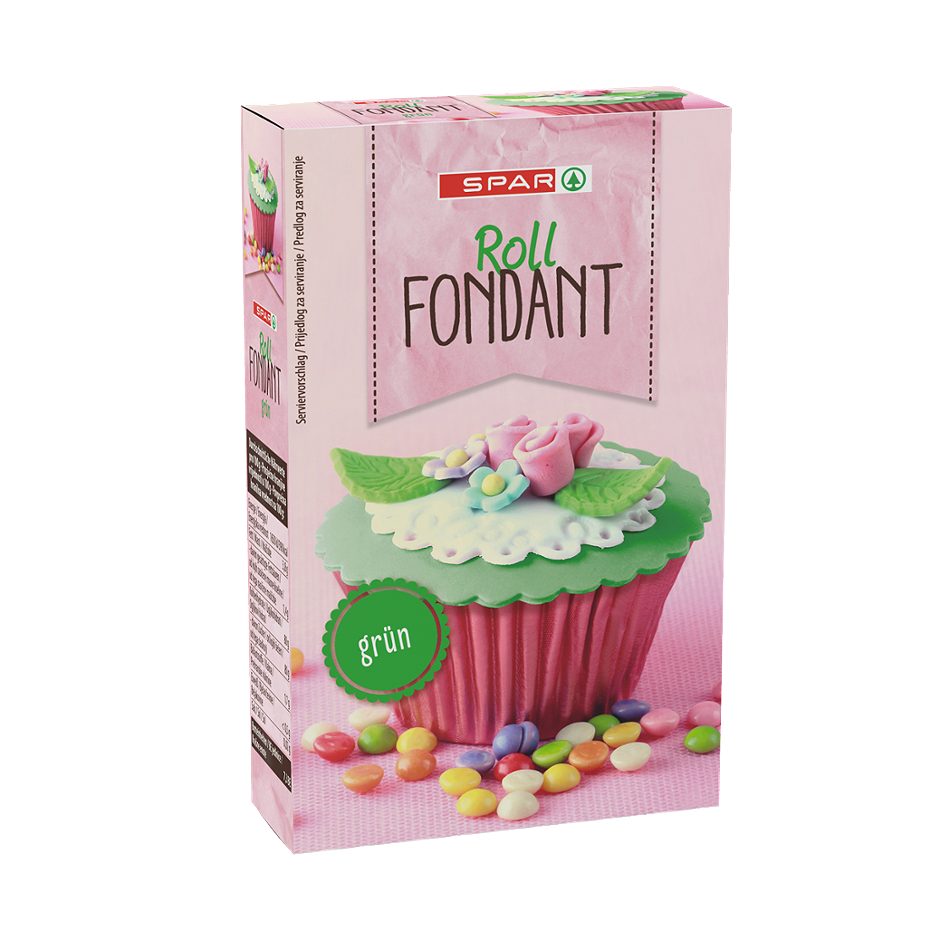 SPAR Rollfondant grün 250 G