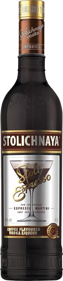 Stolichnaya Espresso Coffee Flavoured Vodka Liqueur 0,7 L