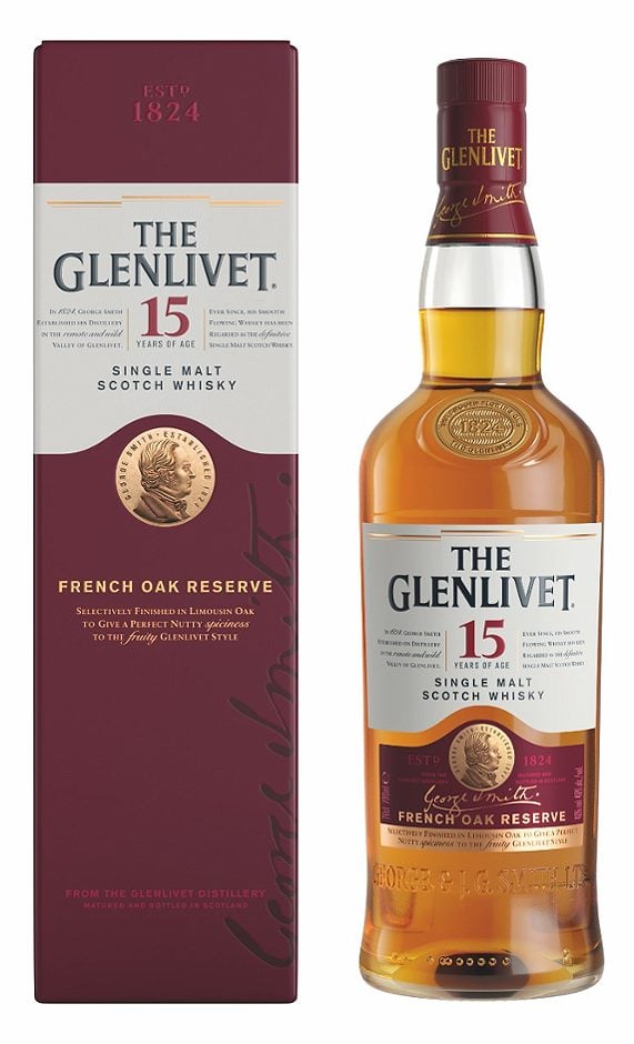 The Glenlivet Single Malt Whisky 15 YO 0,7 L