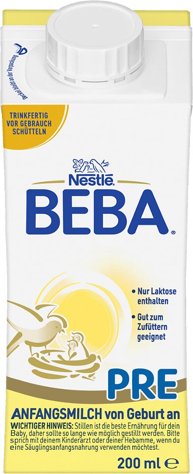 Nestlé Beba Anfangsmilch Pre trinkfertig 206 G