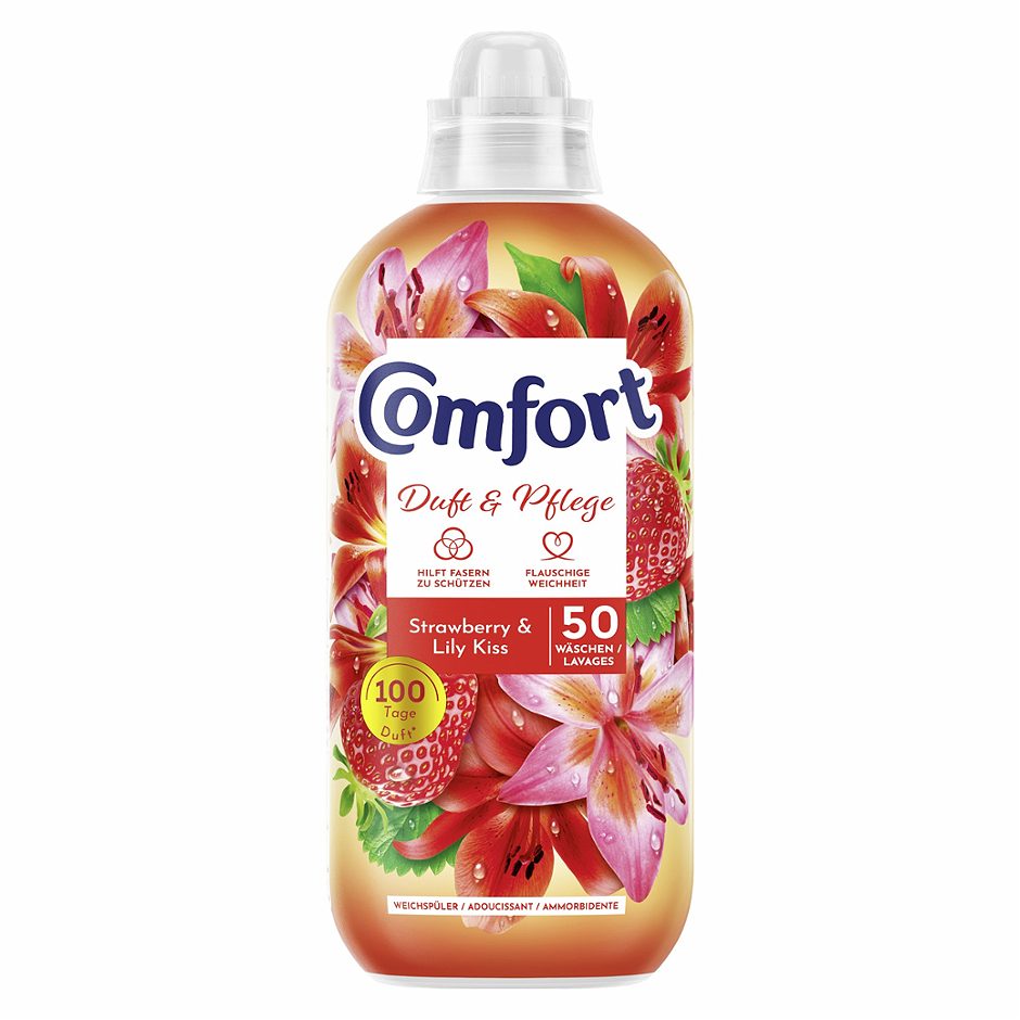 Comfort Weichspüler Strawberry & Lily Kiss 50WG