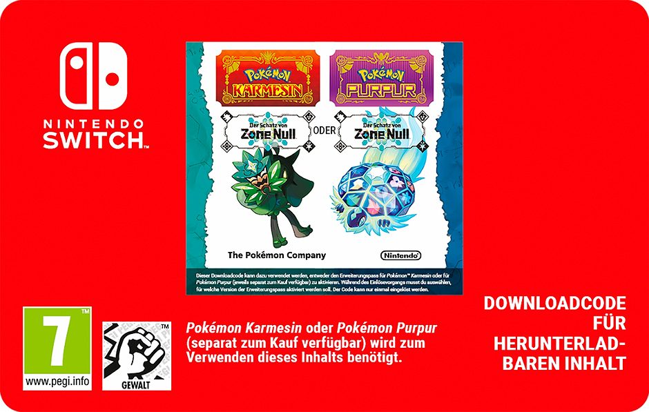 Nintendo Pokemon Karmesin/ Purpur Der Schatz von Zone Nulll