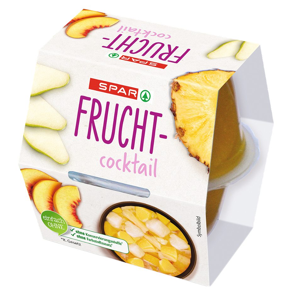 SPAR Frucht-Cocktail 2 x 113g 226 G
