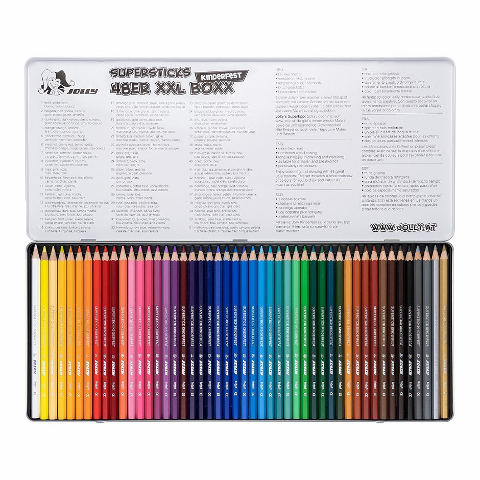 Jolly Buntstifte 48 Farben JOLLY  XXL Boxx Magic