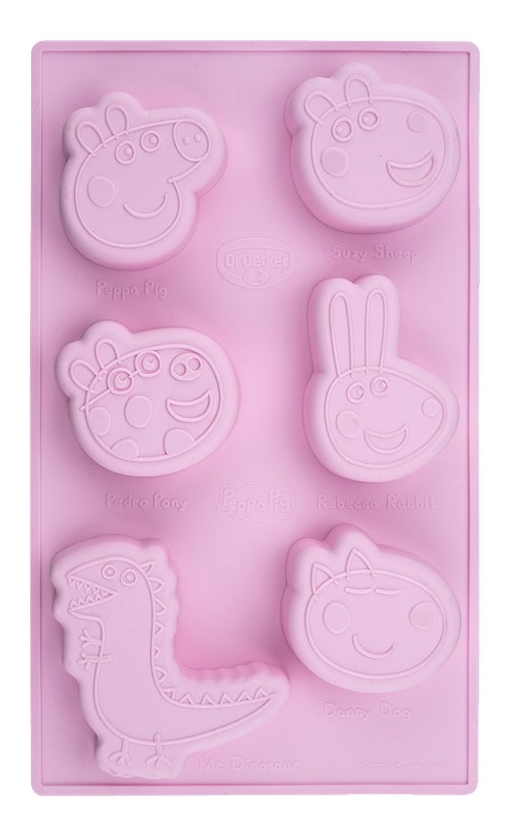 Dr. Oetker Silikonform Mini Küchlein Peppa & Freund