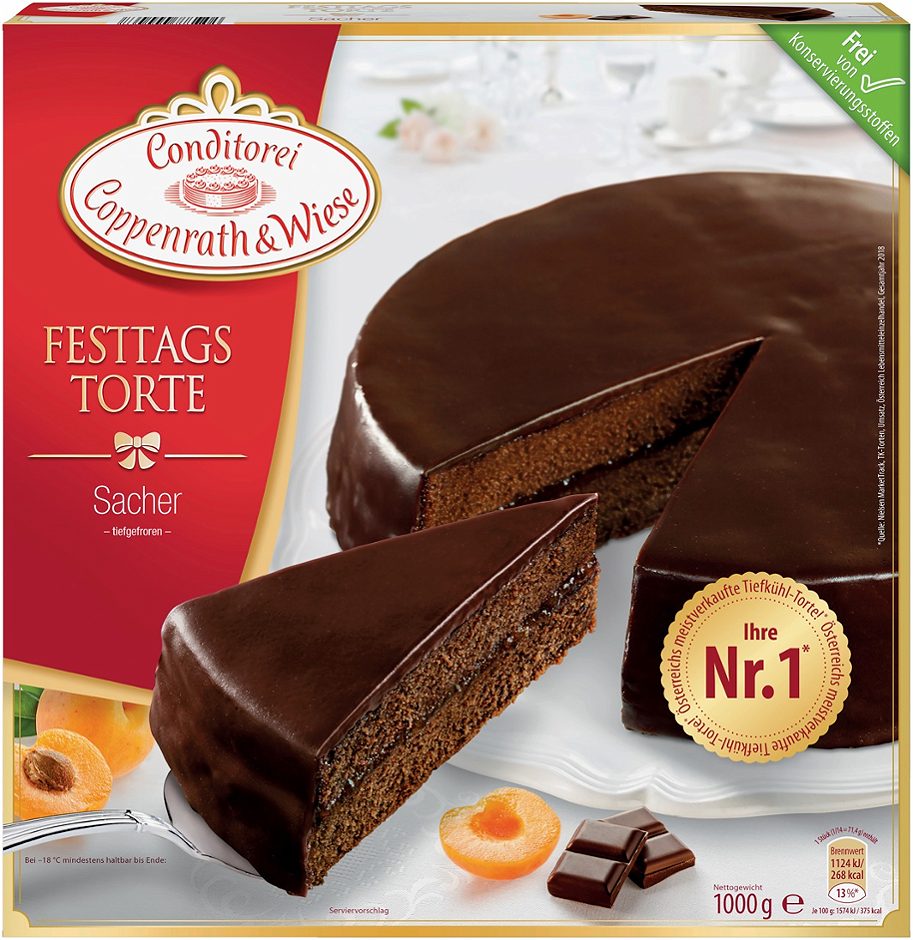 Coppenrath&Wiese Festtagstorte Sacher 1 KG