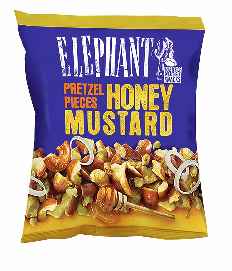 Elephant Pretzel Pieces Honey Mustard 125 G