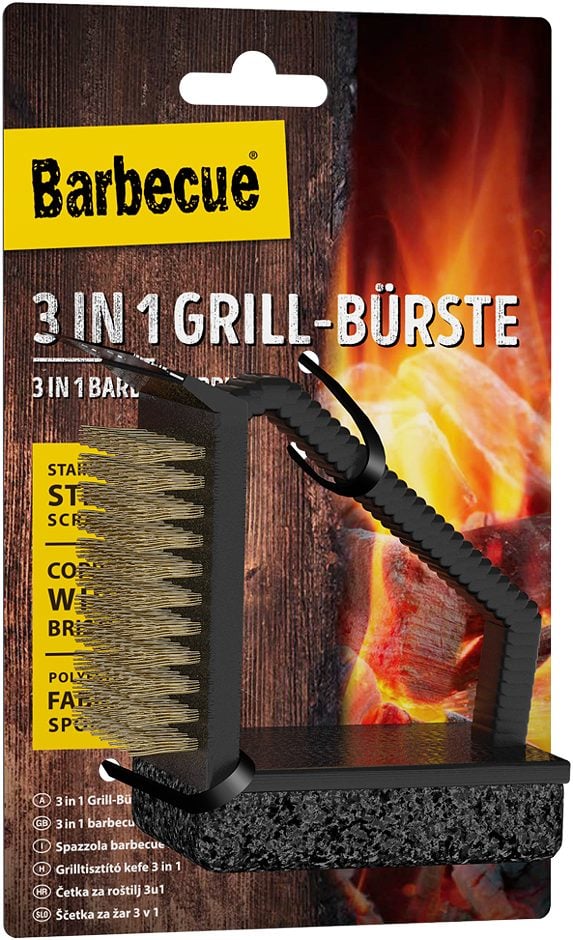 Barbecue Grillbürste 3in1