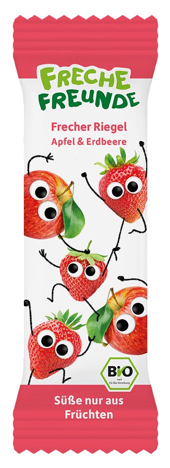 Freche Freunde Bio Riegel Apfel Erdbeere 21 G