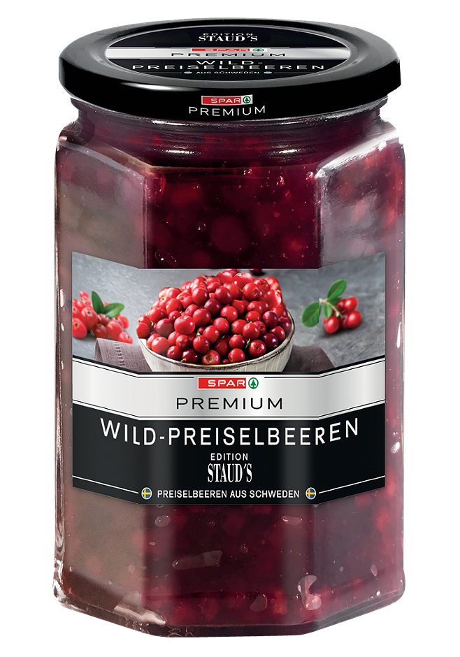 SPAR PREMIUM Wild-Preiselbeeren Edition Staud's 620 G