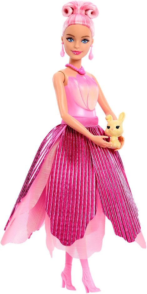 Barbie Flower Surprise Puppe Pinke Tulpe