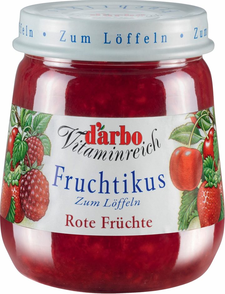 Darbo Vitaminreich Fruchtikus Rote Früchte 125 G