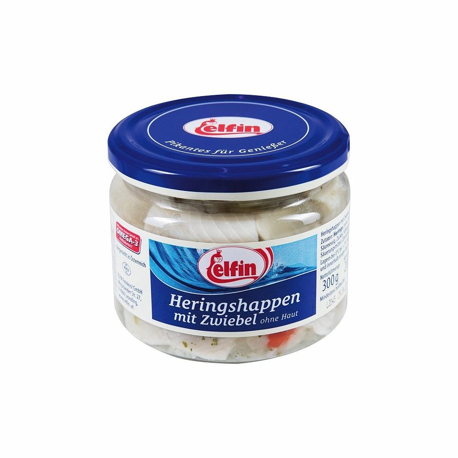 Elfin Heringshappen mit Zwiebel 200 G