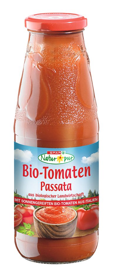 SPAR Natur*pur Bio-Tomaten-Passata 680 G