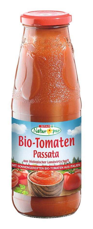 SPAR Natur*pur Bio-Tomaten-Passata 680 G