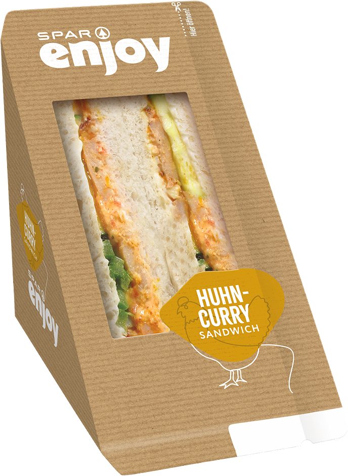 SPAR enjoy Huhn-Curry Sandwich 170 G